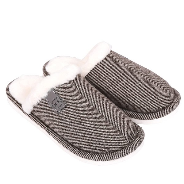 Teddy sandal121 Slippers, Women's, Men's, For Autumn and Winter, Warm, Room Shoes, Indoor, Pre-packed, Memory Foam, Memory Foam, Braun