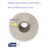 Rollo Etiqueta Térmica Directa 3825mm 1000pz Zebra Garin