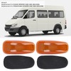 2PCS Side Turn Signal Light Lens with Gaskets Replacement for