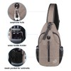 WATERFLY Sling Bag Sling Backpack Crossbody Bag Hiking Daypack for