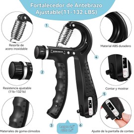 BIMOZY SWB-02 Entrenador de Fuerza de Agarre – Pack de 6 Ajustable