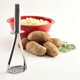 Norpro 1231 Krona S/S Masher with Guard, Silver