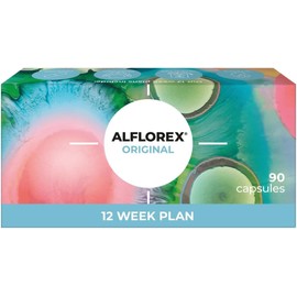 Alflorex Original 12 Week Plan – Daily Gut Health Probiotic Supplement | Contains Unique Bifidobacterium Longum 35624® Strain | Clinically Studied Bacterial Cultures for Digestive Support | 90 Capsules