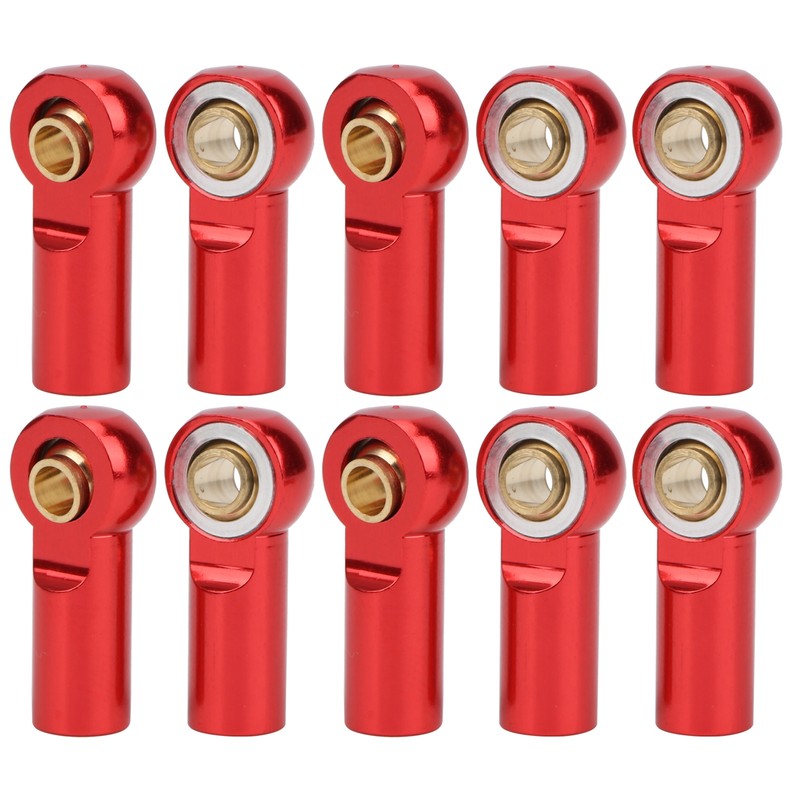 10Pcs RC Car Pull Connecting Rod Metal Ball Joint Accessory