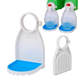WEYICHUANG Laundry Detergent Drip Catcher, Laundry Detergent Cup Holder,Fabric Softener Gadget Cup Holder,Tidy Laundry Room,No More Mess or Leaks(2Pack)