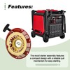 Quctaki Recoil Starter Assembly with Pull Cord Handle and Bolts