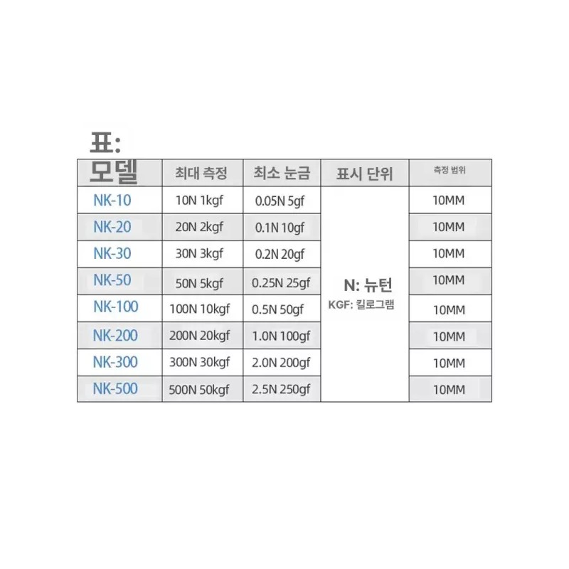 NK 장력 측정기 푸쉬풀 게이지 1 인장력 테스트기 스탠드 동력계