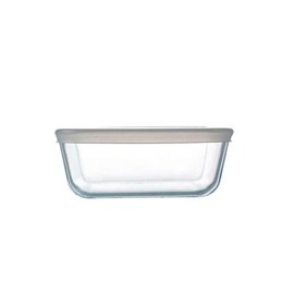 "Pyrex Cook&Freeze Recipient Care Glass Size with lid 20.5 x 20.5 x 7.5 cm - Without lid 20 x 20 x 7 cm
