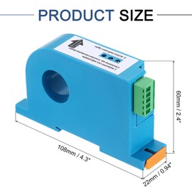 sourcing map Miniature Current Switch 8-35V 0-50A DC Current Sensing Switch Sensor Monitoring Relay Adjustable Normally Open/Normally Close, D360