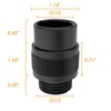 ChuangTim Shower Head Shut Off Valve G1/2'' Shower Flow Control