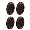 Gedotec Round Ventilation Grille for Ventilation, Pack of 4 Exhaust