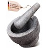 ChefSofi 1.5 Cup-Capacity Mortar and Pestle Set - Unpolished Heavy