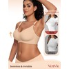 Vertvie Womens Wireless Bras No Underwire Push Up Bra Seamless