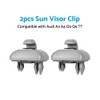 MAX COOL 2PCS Sun Visor Clips Holder Hook Bracket Mounting