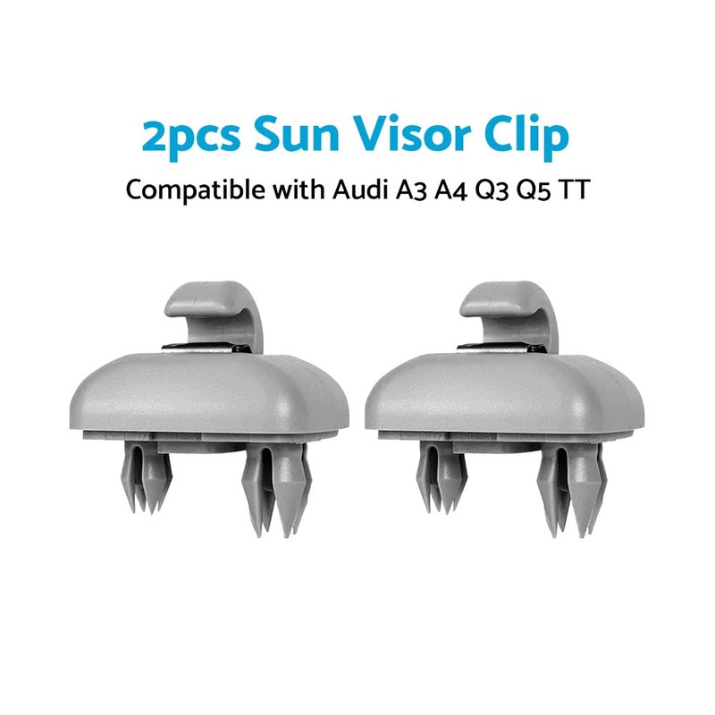 MAX COOL 2PCS Sun Visor Clips Holder Hook Bracket Mounting
