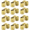 MIAO JIN 12 Pcs 16mm Brass Barrel Hinges Hidden Invisible