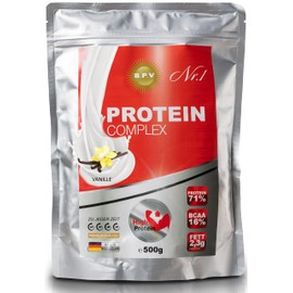 Protein Complex 500 g | 3 Components Protein from (Whey, Casein, Egg) | Rich in BCAA, EAA and Vitamins