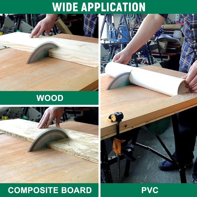 Hoteche 10-Inch Compact Portable Table Saw with Saw Blade for