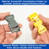 Your Day Mate Buckle, 25 mm, plastic, snap buckle, replacement