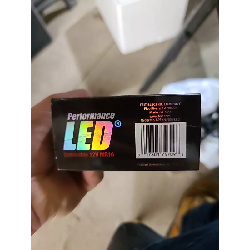 Feit Electric BPEXN/500/LED Dimmable MR16 Bulb. 8.5 Watt. 12 Volt.
