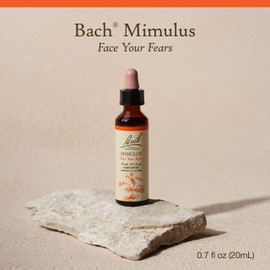Bach Original Flower Remedies, Mimulus - Face Your Fears - Natural Homeopathic Flower Essence for Emotional Balance - Vegan, Gluten Free, Sugar Free - 20mL Dropper