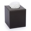 Sumnacon Square Leather Tissue Box Cover - Stylish Cube Tissue