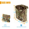 KRYDEX Molle Dump Pouch Roll-Up Drawstring Magazine Utility Pouch Folding