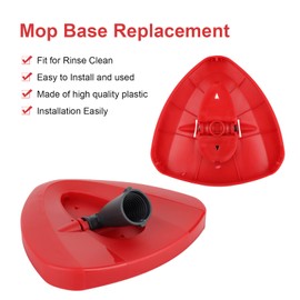RinseClean Spin Mop Replacement Head Base - Rotating Mop Base Compatible with EasyWring RinseClean 1 Tank System,Rotating Triangle Mop Head Cover Replacement