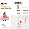 HGN Glass Rinser for Kitchen Sinks,Metal Washer, Kitchen Sink Cup