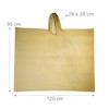 Relaxdays Set of 13 Rain Ponchos, 100% plastic, Yellow, 120