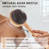 Back Scrubber for Shower - Double-Sided Silicone and Super-Dense Bristles