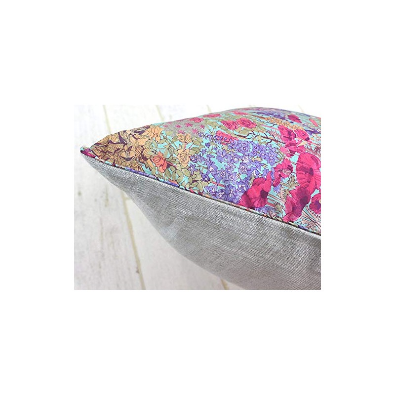 DDintex Floret LONDON Cushion Cover Alice's Garden Turquoise 45x45cm [With