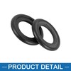A ABSOPRO M14 Oil Drain Plug Gasket Washer Rubber Black