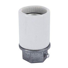 B&P Lamp® High Heat Resistant Porcelain Keyless Medium Socket 1/2IPS Base