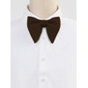 Allegra K Solid Pre-tied Bow Ties for Women Men Formal