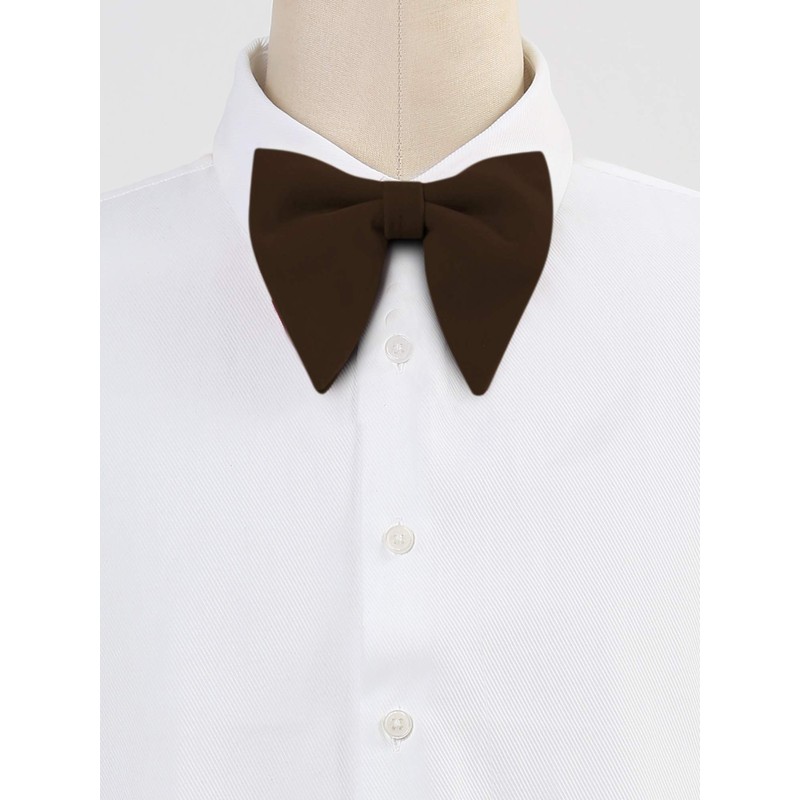 Allegra K Solid Pre-tied Bow Ties for Women Men Formal