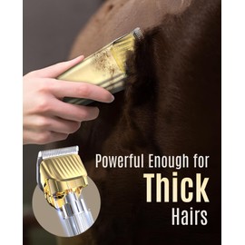 oneisall Horse Clippers,Low Noise Cordless Horse Grooming Kit for Horse Thick and Matted Long Hair