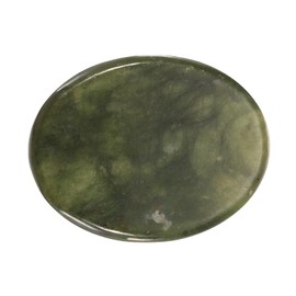 PATIKIL Thumb Worry Stone for Anxiety, Natural Oval Crystal Stone, Polished Gemstone Hand Carved Pocket Rock Anxiety Crystals for Women Stress Gifts Meditation, Light Green