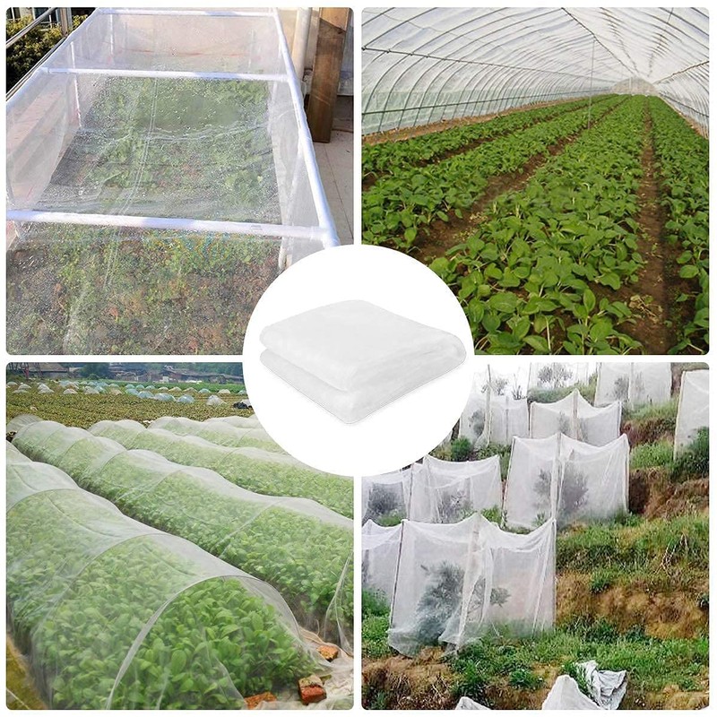 Aoipend Fine Mesh Garden Netting for Protection, 10'x50' Vegetable Crop