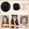 SOFEIYAN 2PCS Mini Claw Clip in Hair Bun Braid Messy