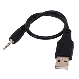 Yeworth USB to 2.5mm Charger Cord, [2 Pack] 0.2m 2.5mm Male Jack Plug to USB 2.0 Male Data Extender Aux Audio Charging Cable Adapter (USB to 2.5mm)