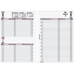 Bind Calendar 2025 DIN A5 Calendar Inserts Appointment Calendar Daily Calendar 1 Day 1 Page B550325