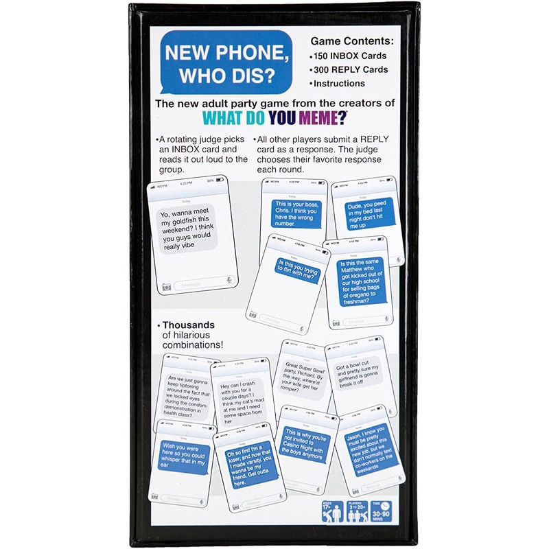 WHAT DO YOU MEME? New Phone, Who Dis? - Adult