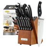 McCook® MC23A Knife Sets,15 Pieces German Stainless Steel Kitchen Knives