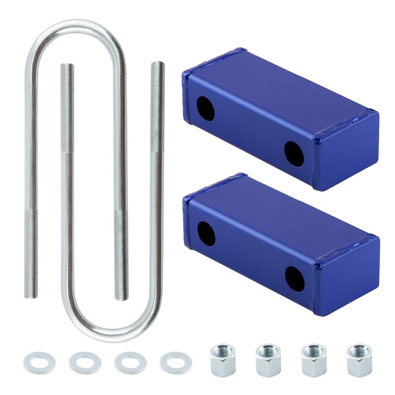 Tuningsworld 3" Lowering Block Kit and U-bolts Kit for Chevy