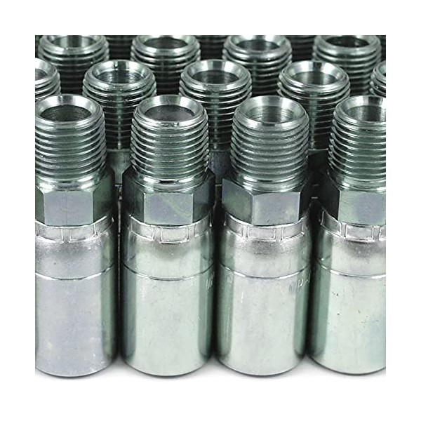 (30-Pack) MP-04-04 | 1/4" Hose x 1/4" NPTF Male Pipe