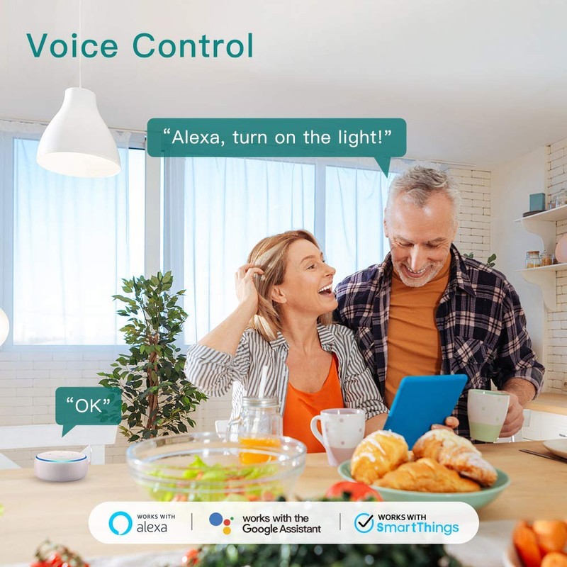 TREATLIFE 3 Way Smart Switch, 2.4GHz WiFi Light Switch Works