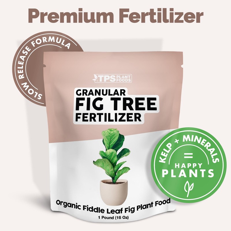 Organic Fiddle Leaf Fig Plant Food, Slow Release Dry Granular