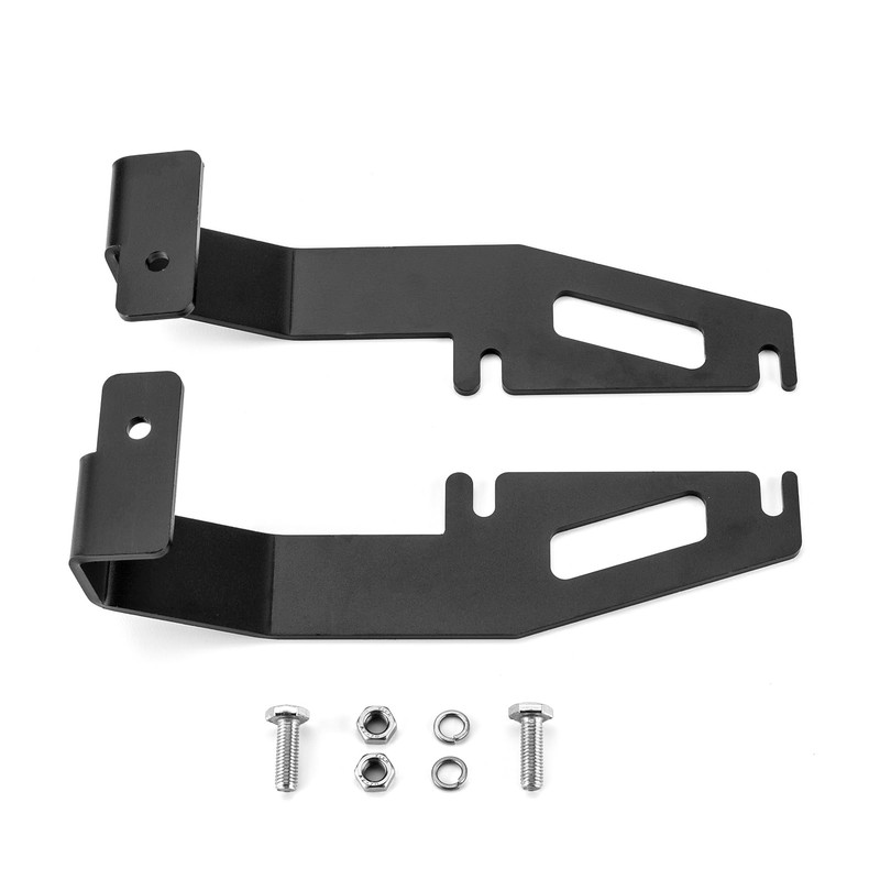 WeiSen Upper Hood Hinge Ditch Light Mount Brackets for Auxiliary