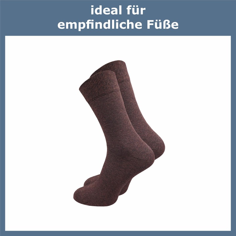 GAWILO Men's Socks Made of 100% Cotton (8 Pairs) |